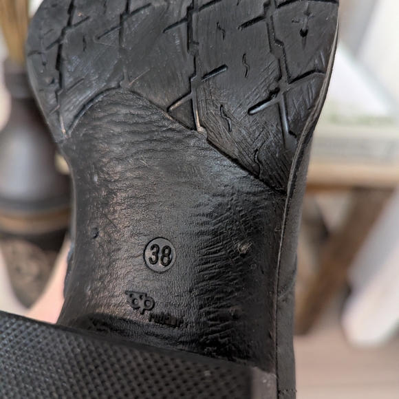 Leather Combat Boots by Brown's Shoes - Picture 11 of 15